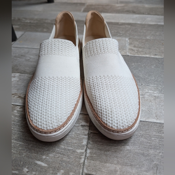 UGG Knit White Australia Sammy Slip On Women's Sneaker Size 10 - Picture 6 of 10